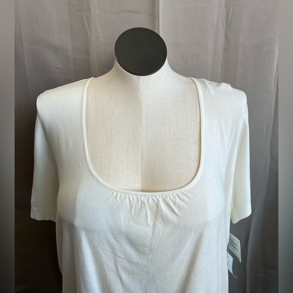 NWT Semantiks Cream White top - Picture 2 of 6